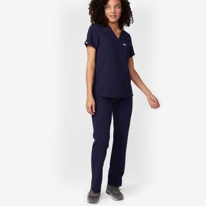 Figs scrubs basic livingston scrub pants XS navy
